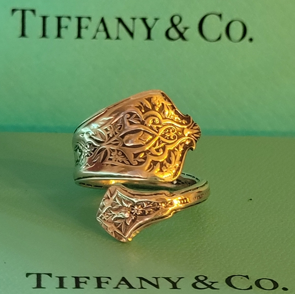1872 Tiffany & Company Persian Spoon Ring in Sterling Silver #71 - Picture 3 of 16